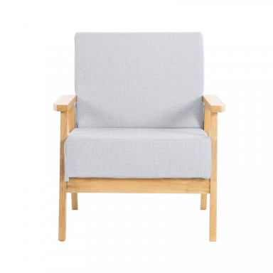 Poltrona madera Reims gris clara Sillas Modernas Tipo Eames DSW